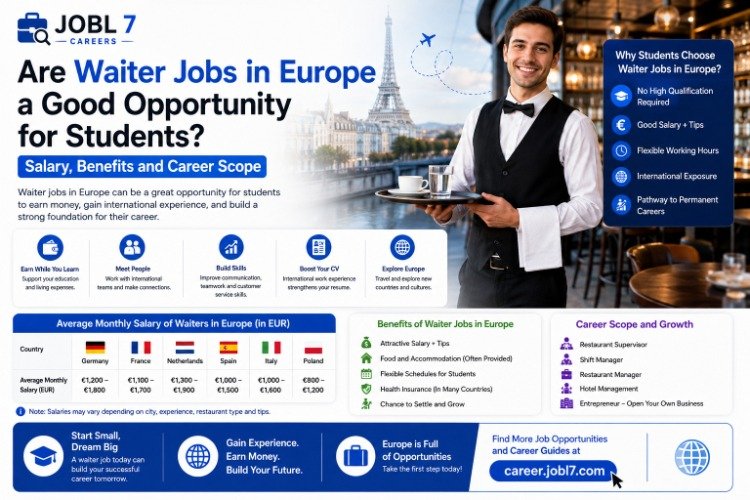 Are Waiter Jobs in Europe a Good Opportunity for Students?