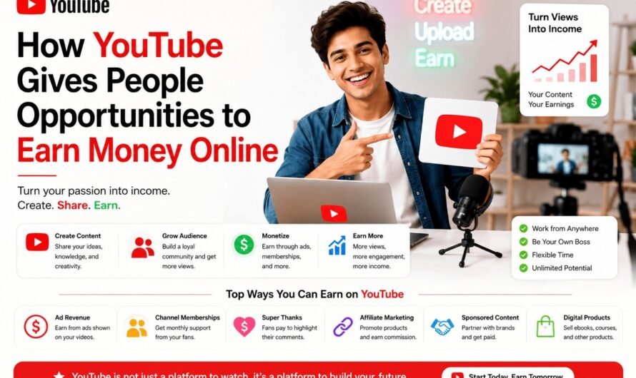 How YouTube Gives People Opportunities to Earn Money Online
